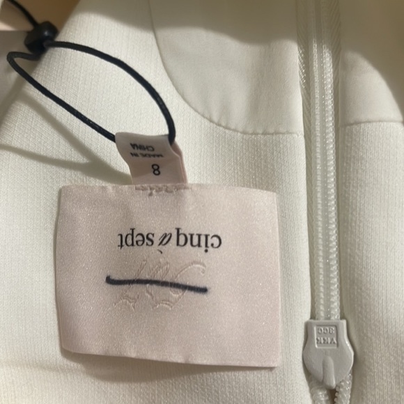NEW‼️ Cinq a Sept Windsor Dress Ivory - Picture 6 of 10